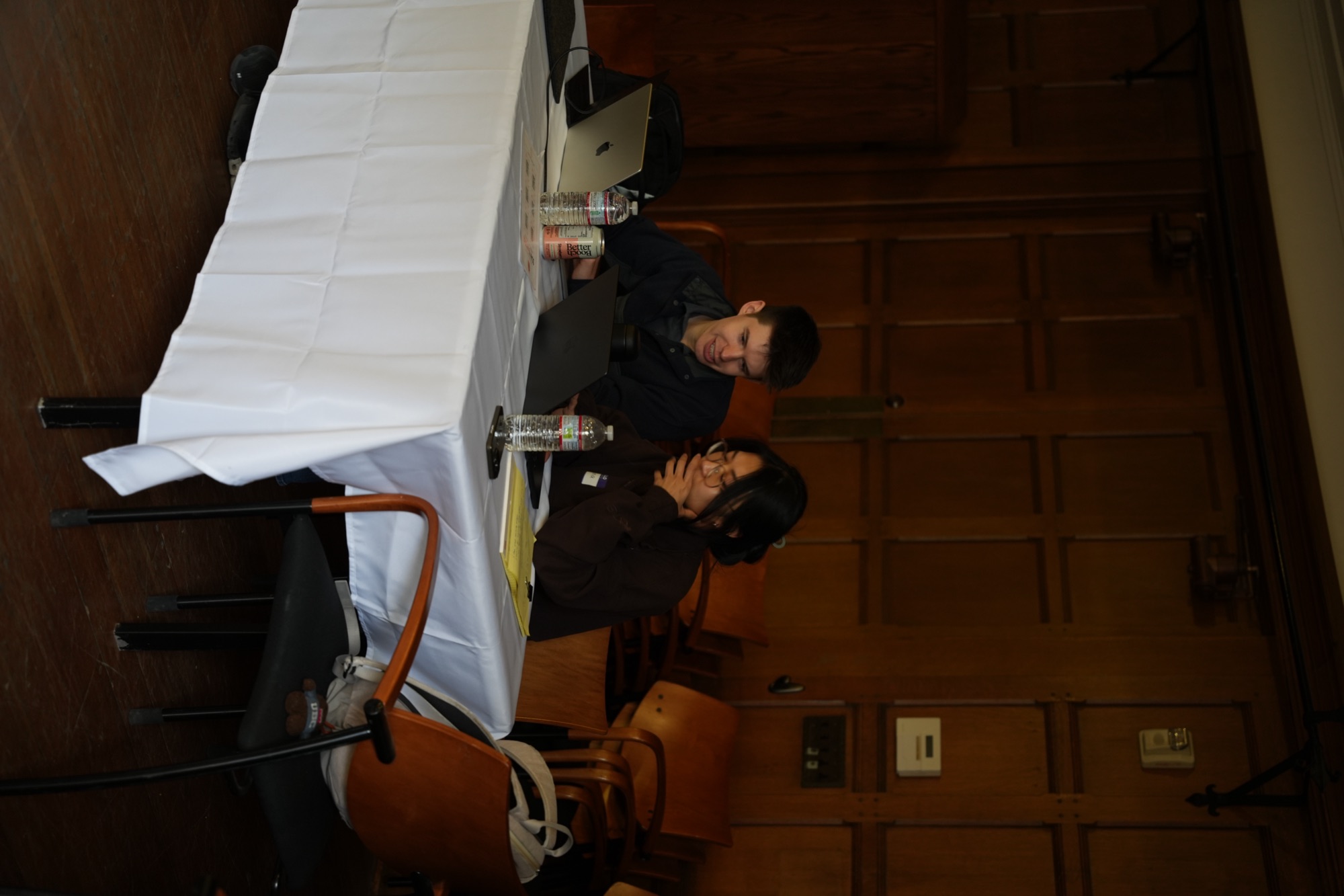 Late-night hacking session in Dabney Hall