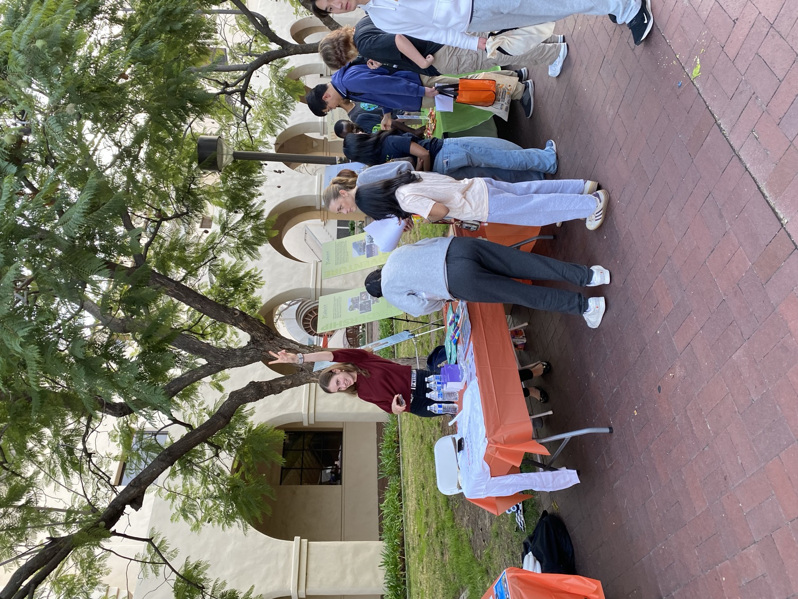 Caltech Longevity Club booth at the Spring Club Fair