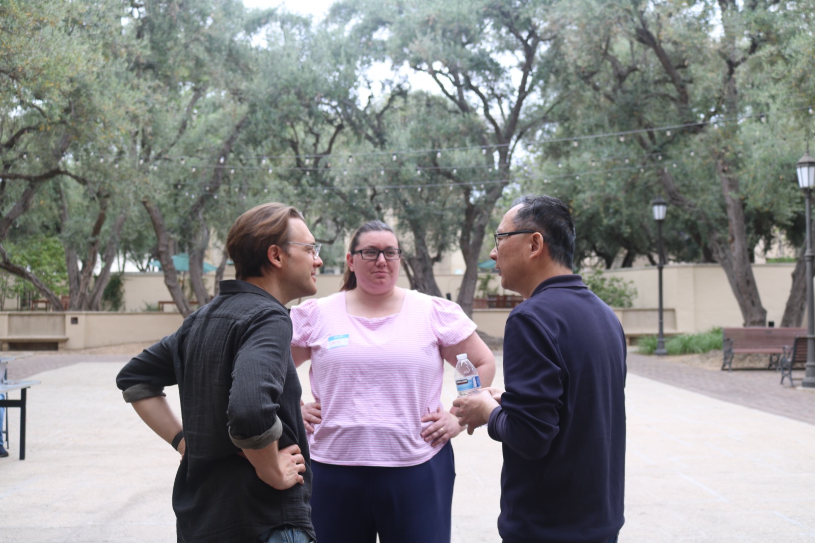 Post-event conversation on Olive Walk