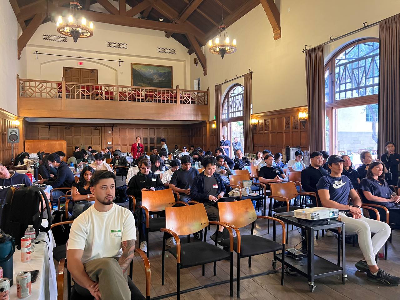 Participants gathered in Dabney Hall for a featured session